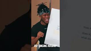 KSI singing Holiday without autotune 💀 ksi holiday thickofit [upl. by Olleina]