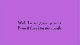 I Wont Give Up Karaoke Lyrics FEMALE AND SHORTENED [upl. by Nelyt]