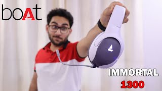 Headphones with an EXTERNAL DONGLE  Boat Immortal 1300 Wireless Gaming Headphones [upl. by Luhar]