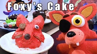 FNAF Plush Episode 92  Foxys Cake quotCake Warsquot [upl. by Inait]