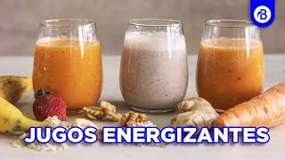 JUGOS ENERGIZANTES  ENERGÍA PARA TODO EL DÍA 🧃 [upl. by Dnomra220]