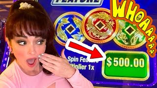 500 BET COIN TRIO BUY A BONUS 😱in Las Vegas [upl. by Stanway]