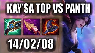 LEAGUE OF LEGENDS  KaiSa Top vs Pantheon [upl. by Cherice118]