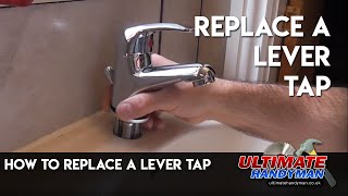 How to replace a lever tap [upl. by Analaf251]