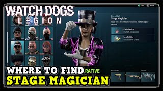 Watch Dogs Legion Stage Magician Location Where to Find Stage Magician in Watch Dogs Location [upl. by Oznecniv819]