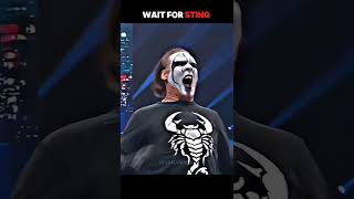 Wait For End ☺️ Sting Destroy Christian Cage amp Luchasaurus  Aew Dynamite wwe aew shorts [upl. by Gudren965]