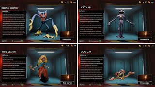 Project Playtime  Select Menu All Bosses Poppy Playtime Chapter 3 [upl. by Anehsak877]