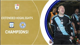 🦊 CHAMPIONS  Preston North End v Leicester City extended highlights [upl. by Penland]