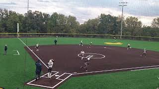 Brooke Hartzell Augustana College she likes the riseball Off 220 LCF fence [upl. by Iggem686]