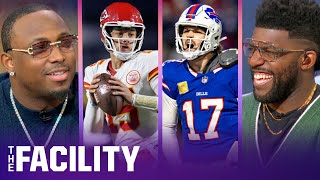 Josh Allen scores GWtouchdown to end Chiefs undefeated streak Daniel Jones benched  THE FACILITY [upl. by Ykceb875]