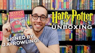 ULTRA RARE SIGNED HARRY POTTER BOOK UNBOXING AND MORE [upl. by Nylloc34]