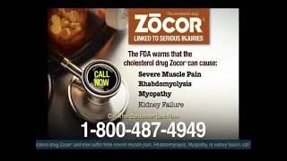 EXTREMELY RARE Goldwater Law Firm  Zocor Recall 2011 [upl. by Derrej]