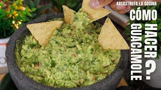 Cómo hacer guacamole la receta del verdadero guacamole super fácil y rápido [upl. by Ruddie152]