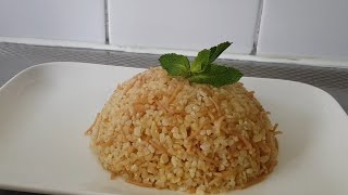 BULGUR PILAVI TARIFI TEREYAĞLI PILAV 😋 [upl. by Dace]