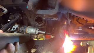 How to remove stuck torsion on Chevy S10 Blazer truck etc [upl. by Lleval]