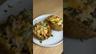 What are loaded baked potatoes loadedbakedpotato potatoesrecipe bacon cheesy potatoes [upl. by Schrick648]