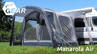 your GEAR Manarola Air Camper • aufblasbares Vorzelt 320 x 325 cm • Wohnmobil Campingbus Kastenwagen [upl. by Syman]