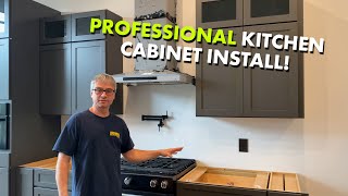 How to Install Kitchen Cabinets Tips and Tricks [upl. by Moises]