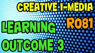 Creative IMedia R081  PreProduction Skills Learning Outcome 3 [upl. by Akiehsal]