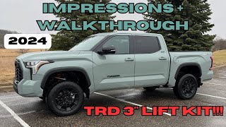 2024 TOYOTA TUNDRA LIMITED TRDOFFROAD w3quot TRD LIFT KIT LUNAR ROCK  WalkthroughFirst Impressions [upl. by Nissensohn711]