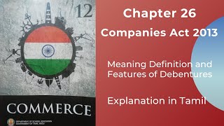 TN State Board12 CommerceChapter 26Tamil Meaning Definition and Features of Debentures [upl. by Dunseath886]