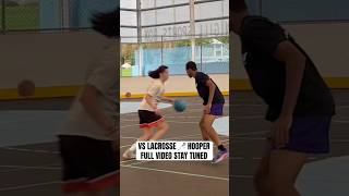 BEST LACROSSE 🥍 HOOPER 😮 shorts basketballshorts streetball 1on1 1v1 [upl. by Ellehsal]