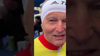 73 roků profesor Jan Pirk dal půlmaraton za 157 😳 gratulujeme [upl. by Colyer173]