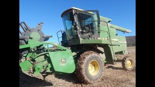 2017 bean harvest with jd 6620 combine [upl. by Aday]