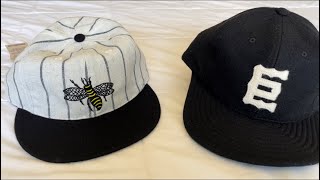 Ebbets Field Flannels Hats Unboxing 1925 Salt Lake Bees Ballcap amp 1940 Tokyo KyojinGiants Ballcap [upl. by Acsisnarf]