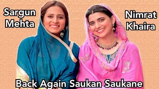 They Are Back Again  Saukan Saukane  Sargun Mehta amp Nimrat Khaira  Movie Shoot Started Again [upl. by Thenna749]