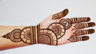 Very Easy Stylish Mehndi design  Simple Mehandi design Mehandi ka design Mehndi designs Mehandi [upl. by Sherurd]