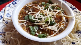 Vegetable Manchow Soup Recipe Veg Manchow Chinese Soup Restaurant Style Soup [upl. by Elleivad973]