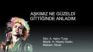 ASKIMIZ NE GUZELDI GITTIGINDE ANLADIM karaoke [upl. by Creigh87]