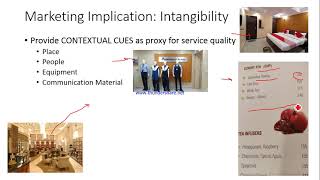 8 Marketing Implication Intangibility amp Inseparability [upl. by Nnaaihtnyc904]