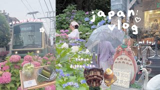 japan vlog 🌸🍵 kamakura and mt fuji day trip 🚃˚࿔ tokyo disney sea fantasy springs ☔️ [upl. by Gosney]