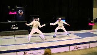 2016 Jan NAC Div I Mens Foil Gold Massialas vs ChamleyWatson [upl. by Anitsua37]