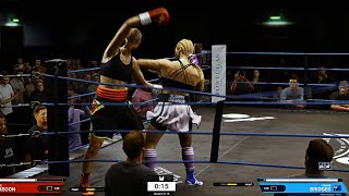 Delfine Persoon vs Ebanie Bridges  Undisputed Prize Fights Knockout [upl. by Otreblon]