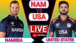 Namibia vs United StatesNamibia T20I TriSeries 2024 live [upl. by Claudie]