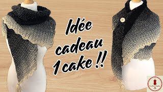 🎁A VOUS DE DECIDER  Cape Etole Châle ou écharpe crochet  Cadeau à faire pour les fêtes🎄 [upl. by Annairdua]