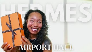 Hermes CDG Airport Haul  Chaine D’Ancre To Go Wallet amp Trompe lOeil Stole [upl. by Costello240]