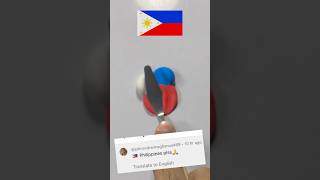 Philippines 🇵🇭 Flag Done  Next Flag Guess asmr satisfying oddlysatisfying shorts [upl. by Attey]