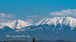 Sibiu Romania  At the outskirts of the city the Carpathian Mountains look fabulous [upl. by Renee]