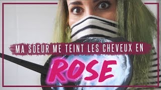 MES CHEVEUX DU BRUN AU ROSE FUCSHIA EN PASSANT PAR LE VERT  Coline [upl. by Laius]