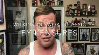 Wilkinson Sword Classic Razor and Blades 1st use and opinion [upl. by Uhej157]