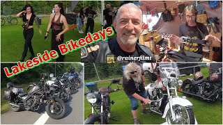 2024 Lakeside Bikedays Mainhausen Bikertreffen Motorradtreffen mit Fahrvideo [upl. by Alexandr]