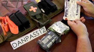 Build DIY your own IFAK trauma kit for the belt or vest [upl. by Ahsaei89]