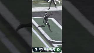 Garrett Wilson INSANE one handed catches 😳 [upl. by Cher]