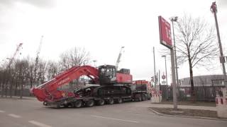 Schwertransporte und Aufbauten auf der bauma 2016 [upl. by Hogle844]