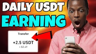 USDT Earning Platform To Earn Money DAILY And WITHDRAW  100 Proof ✅ [upl. by Berneta]