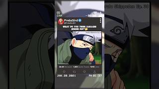 What do you think Kakashi Sensei did🤔 naruto kakashi narutoshippuden [upl. by Ecahc]